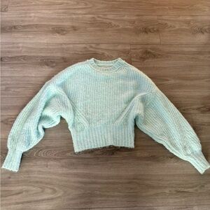 Anthropologie The Blake Slouchy-Sleeve Crew-Neck Sweater by Pilcro